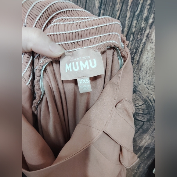 Show me your MuMu women's formal gown size XXS sleeveless maxi (NWT) - Picture 3 of 3